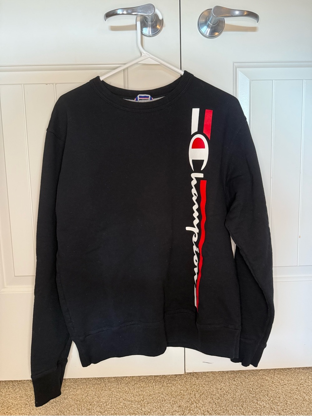 Champion Black Crewneck Sweatshirt